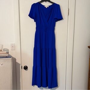 Monteau Royal Blue Maxi Dress